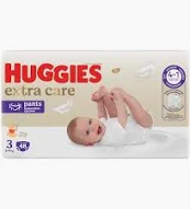 Huggies Extra Care Pants Nr3  6-11kg 48buc [1]
