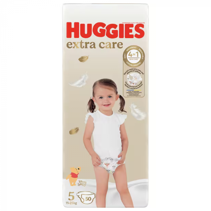 Huggies Extra Care Scutece Nr. 5, 15-22 kg, 50 bucati [2]