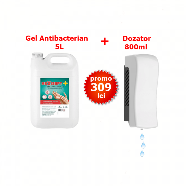Gel Antibacterian 5l + Dozator 800ml [1]