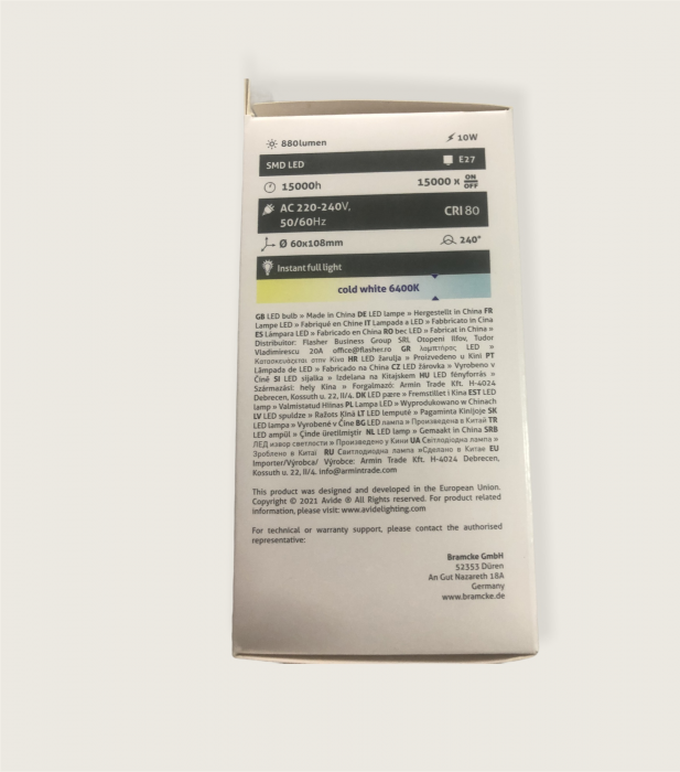 Avide Bec 10w Alb Rece [4]