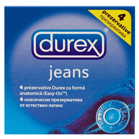 Prezervative Durex Jeans, 4 bucati [1]
