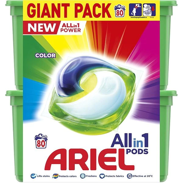 Ariel Pods Color 80 Caps [1]