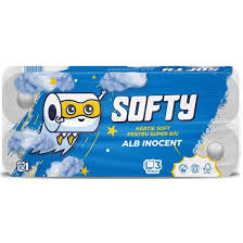 Softy Hartie Igienica Alb Inocent  3Str 10 Role [2]