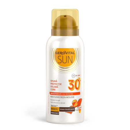 Ingrijire Bebelusi - Gerovital Spuma Prot. Solara Kids Spf 30+, 100ml