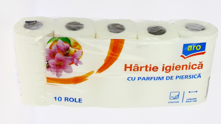 Horeca - Aro Hartie Igienica Piersica 3 Straturi 10 Role