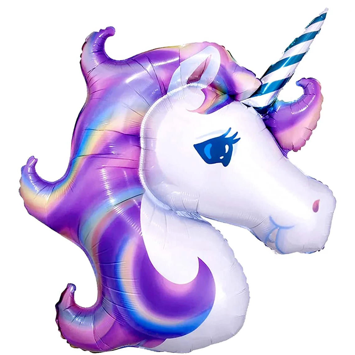 Baloane Aniversare - Balon Folie  Unicorn Mov, 100 cm