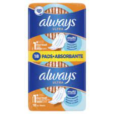 Absorbante & Tampoane - Always Absorbante Ultra Duo Normal Nr 1, 18 Bucati