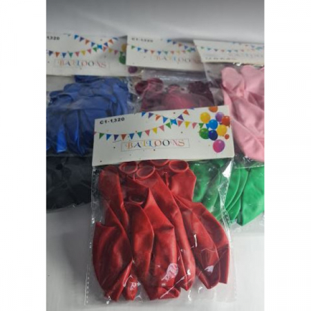 Articole pentru Petrecere - Balon Party Rosu 10/Set