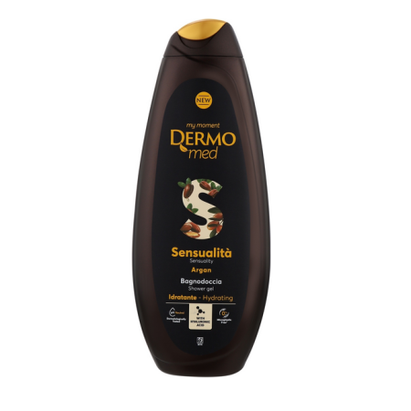 Ingrijire Personala - Gel de duș "Sensuality" cu ulei de argan 750ml, Dermomed