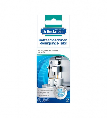 Diverse pentru bucatarie - Dr. Beckmann Tablete pentru Curatarea Aparatului de Cafea, 6 bucati