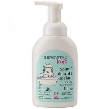 Ingrijire Bebelusi si Copii - Gerovital Kids Spuma Delicata Spalare 300ml