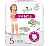Scutece - Happy Scutece Pants Junior, Nr.5, 11-18 kg, 22 buc