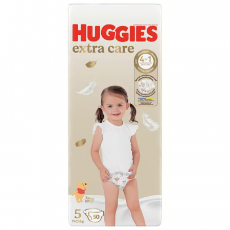 Huggies Extra Care Scutece Nr. 5, 15-22 kg, 50 bucati [1]
