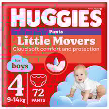 Ingrijire Bebelusi - Huggies Pants for Boys Scutece Chilotel Nr. 4, 9-14 kg, 72 bucati