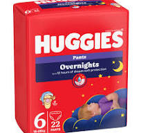Scutece - Huggies Pants Overnights Nr 6, 15-25kg, 22 buc