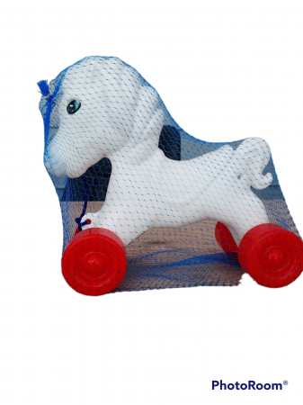 Jucarie Parc Calut Plastic Cu Roti [0]