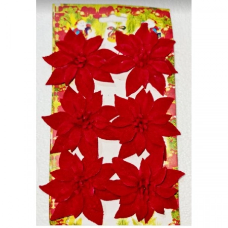 Ornament Floare Craciunita,6/set [1]