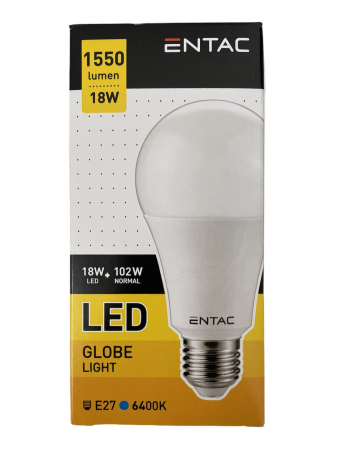 Entac Bec Avide Led E27 18(102)W Lumina Rece [0]