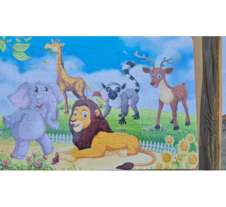 Jucarii - Puzzle Carton Animale 26 x 37cm