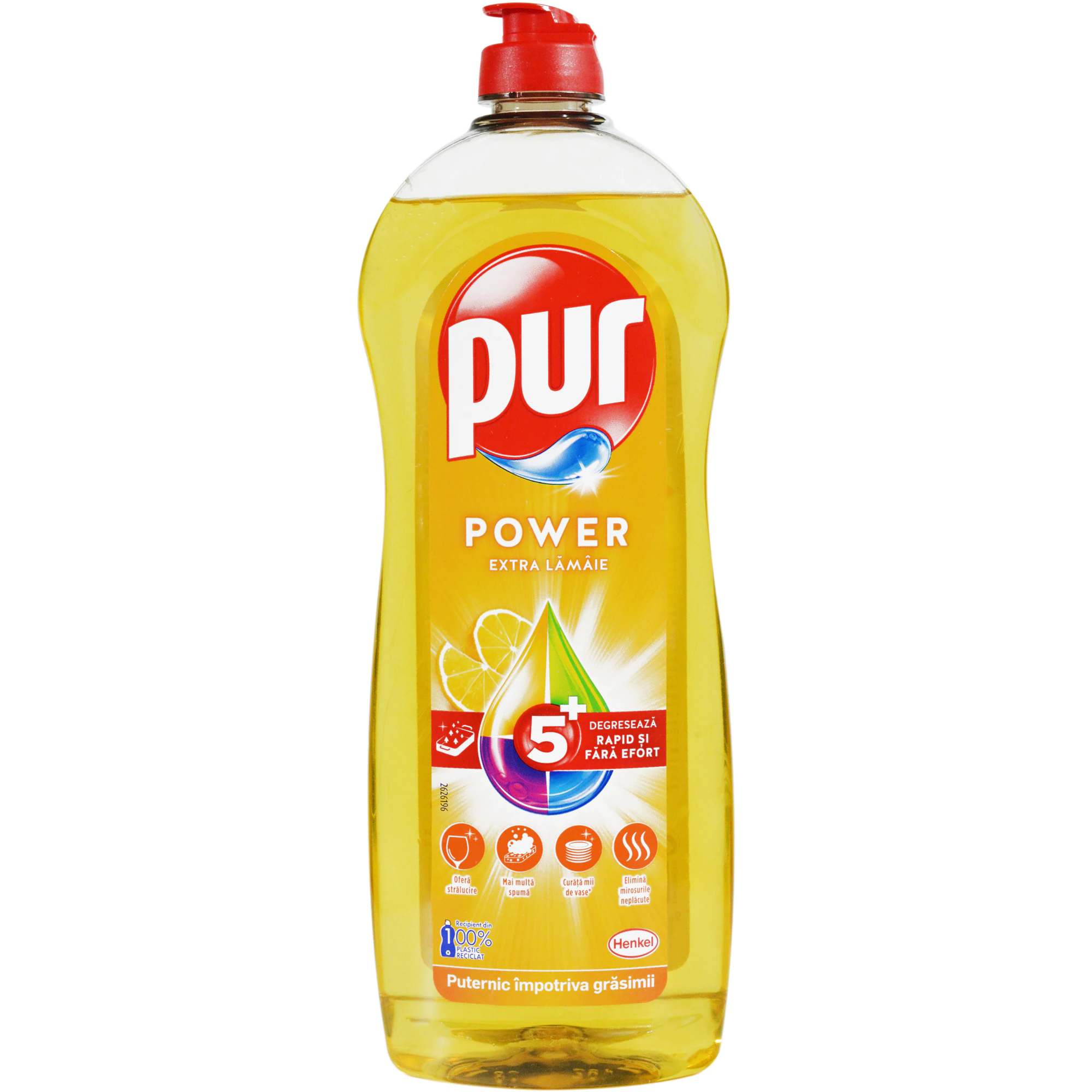 Curatenie si Ingrijire Casa - Pur Power Lemon Detergent de Vase, 750ml