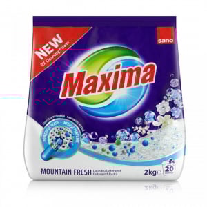 Detergenti Rufe si Ingrijire Textile - Sano Maxima Mountain Fresh Detergent Pudra, 2kg