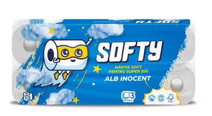 Softy Hartie Igienica Alb Inocent  3Str 10 Role [0]