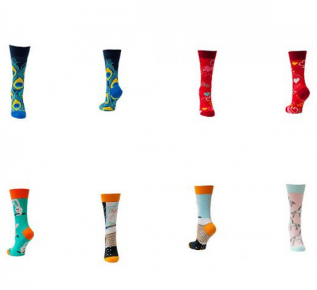 Diverse - Sosete Lungi Colorate,39-42