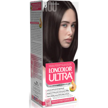 Vopsea Pentru Par Loncolor Ultra Castaniu inchis, Nr. 3, 100ml [0]