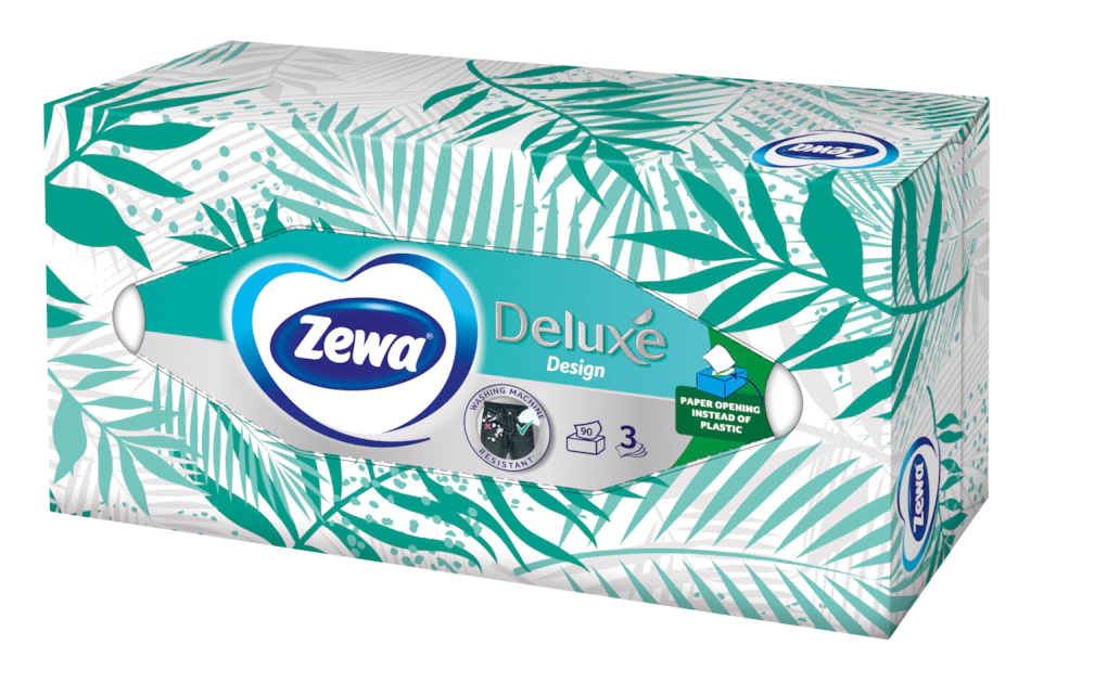 Zewa - Zewa Deluxe Serv. Faciale 3str,90buc