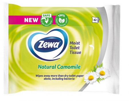 Cosmetice si Ingrijire Personala - Zewa Hartie igienica umeda Musetel 42buc