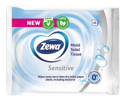 Cosmetice si Ingrijire Personala - Zewa Hartie igienica umeda Sensitive 42buc