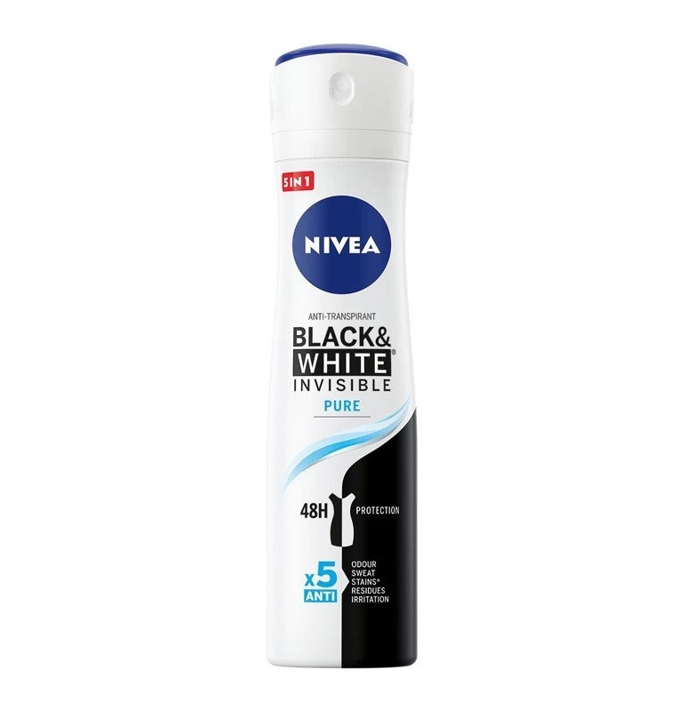 Nivea Deo Invis.B&W Pure,150ml