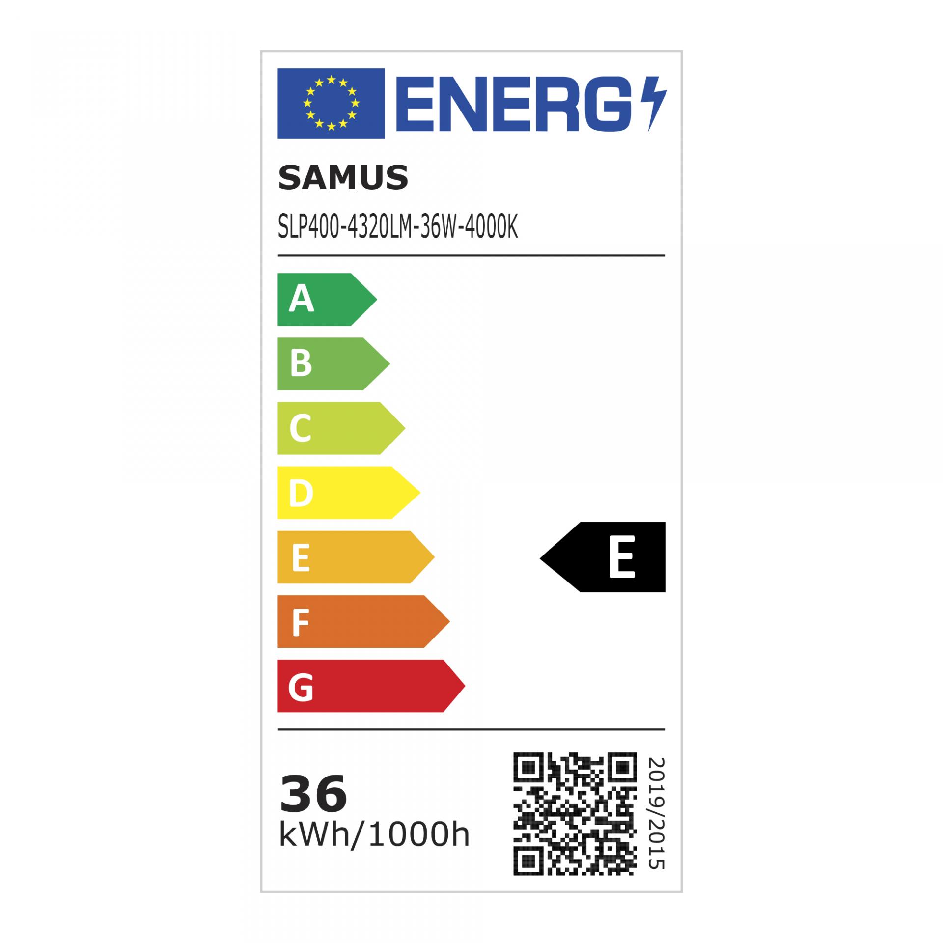 Plafoniera LED Samus SLP400-4320LM-36W-4000K, Clasa E [7]