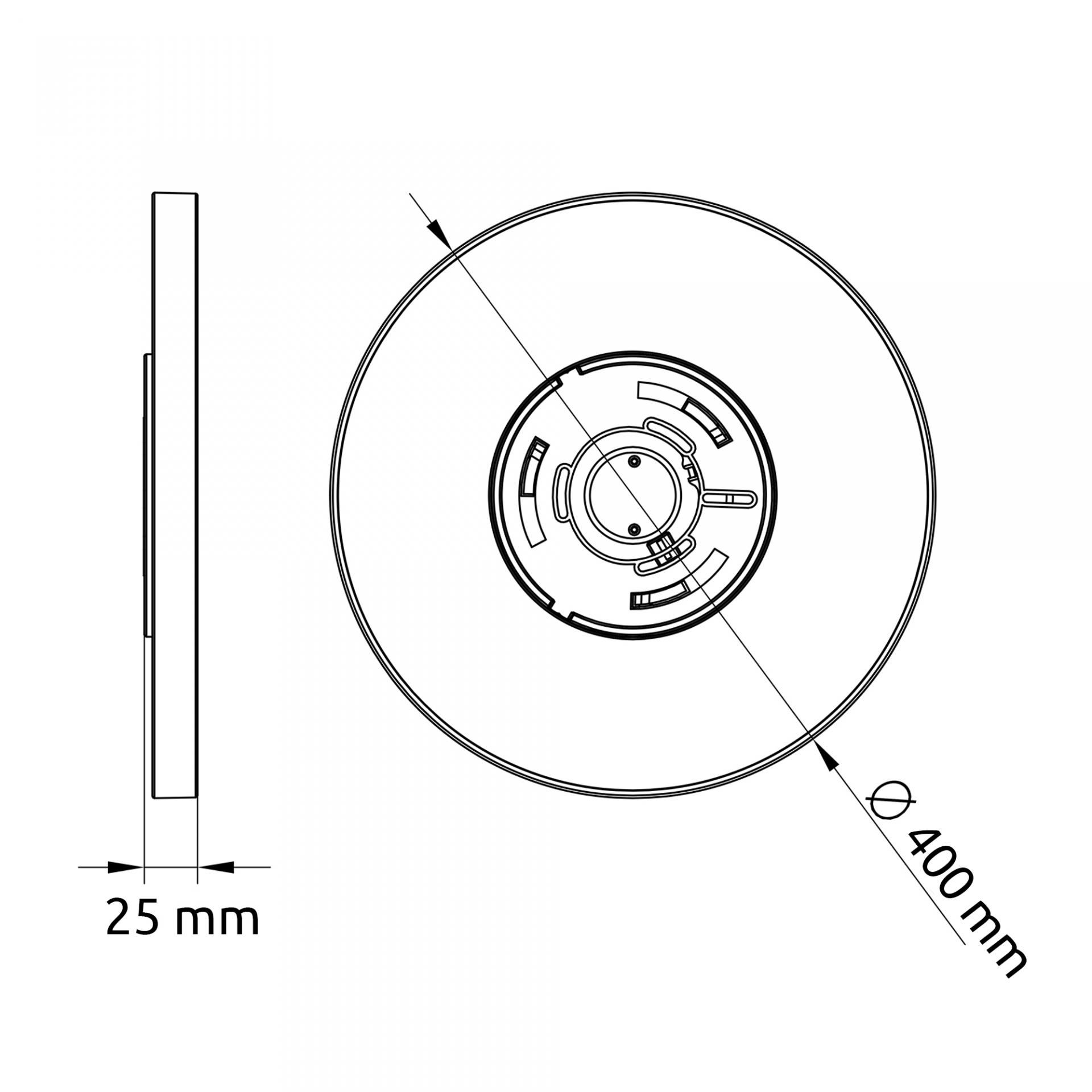 Plafoniera LED Samus SLP400-4320LM-36W-4000K, Clasa E [5]