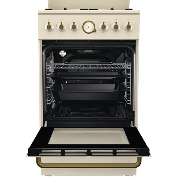 Aragaz Gorenje GI52CLI, 4 arzatoare, Aprindere electrica, Cuptor pe gaz, Grill, Timer, Bej [5]