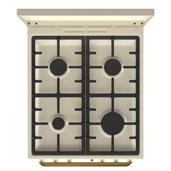 Aragaz Gorenje GI52CLI, 4 arzatoare, Aprindere electrica, Cuptor pe gaz, Grill, Timer, Bej [3]