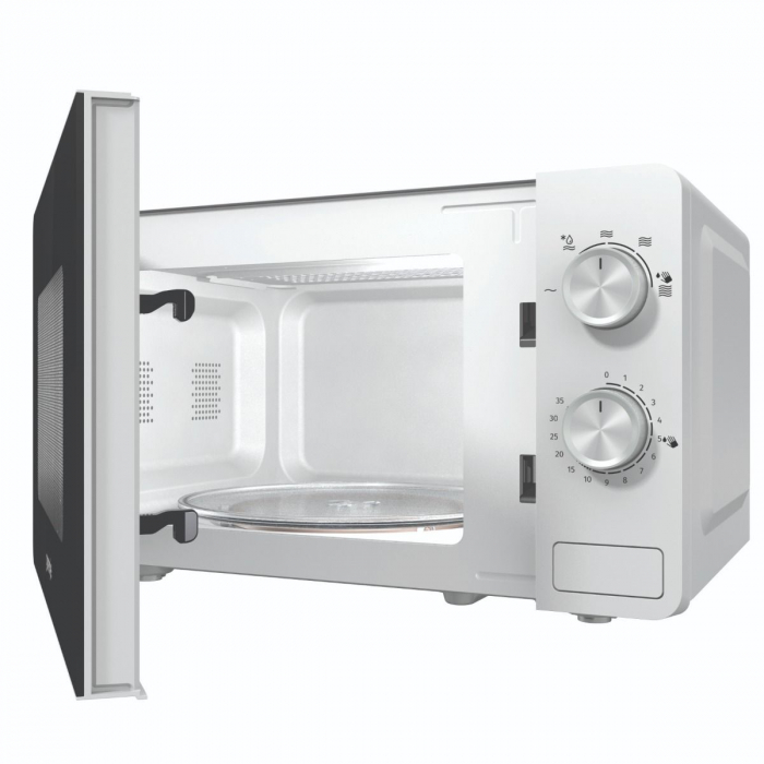 Cuptor cu microunde Gorenje MO17E1W, Putere 700 W, Functie decongelare, Alb [4]