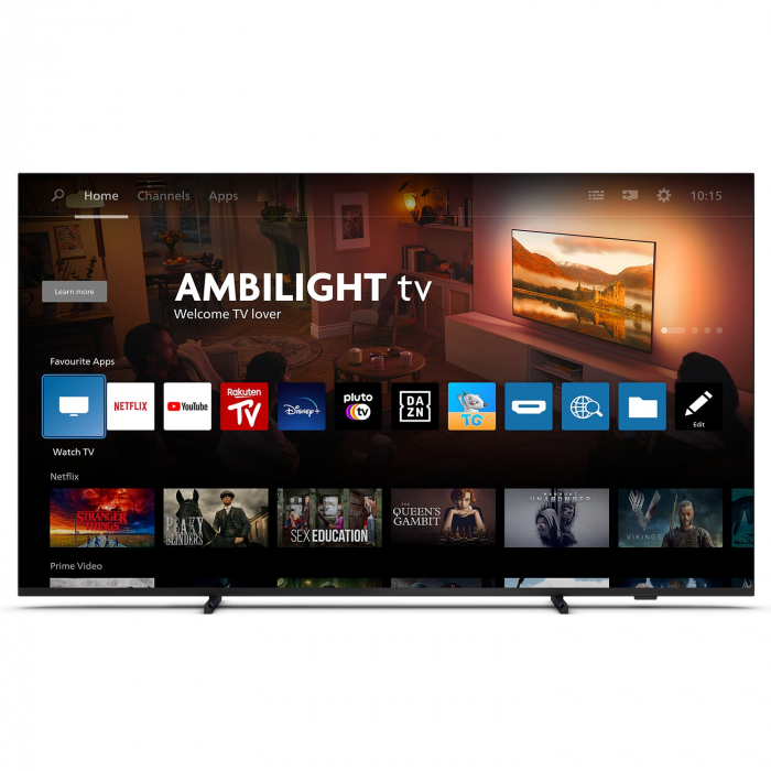 Televizor Philips AMBILIGHT tv LED 43PUS8079, 108 cm, Smart TV, 4K Ultra HD, Clasa F (Model 2024) [2]