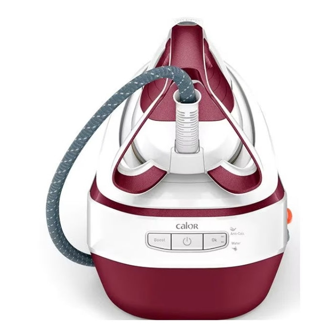 Statie de Calcat Tefal Pro Express Ultimate GV9711E0, 3000W, 590g/min, 1200ml, talpa Durilium, Visiniu-Alb [2]