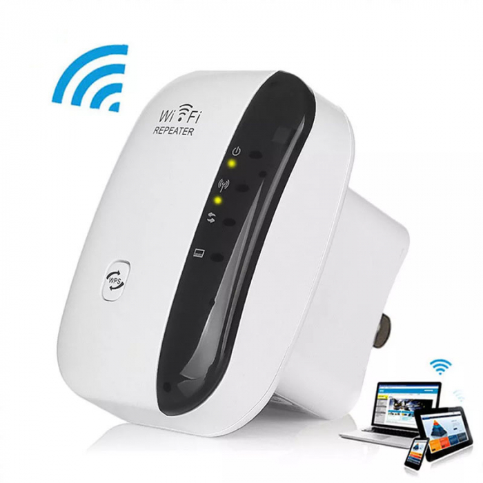 Amplificator retea semnal Wireless 2.4G, WIFI repeater 300Mbps [2]