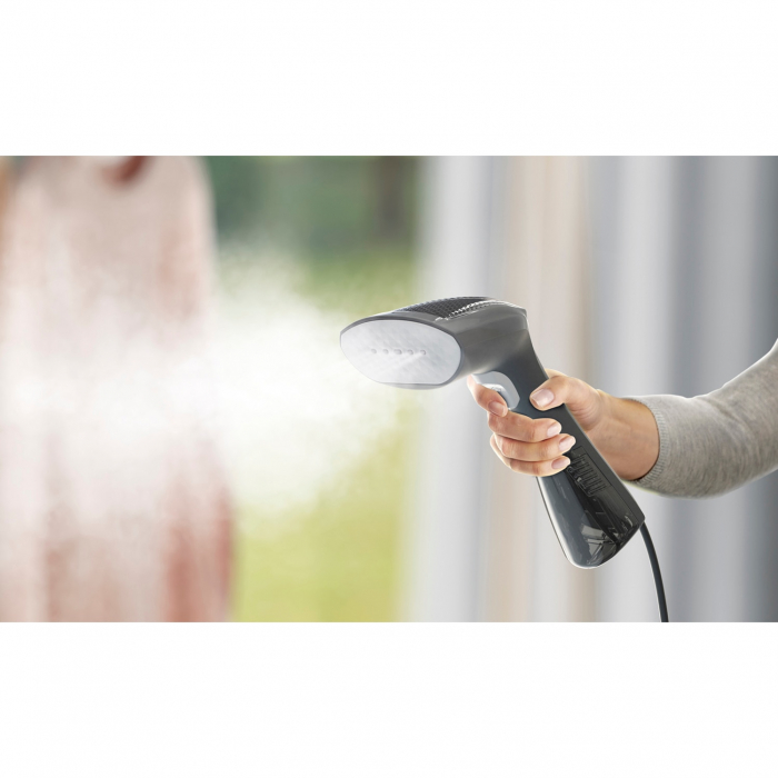 Aparat de calcat vertical cu abur Electrolux E6HS1-2EG, 1200W, 20gr/min, 100ml, Culoare gri inchis [2]