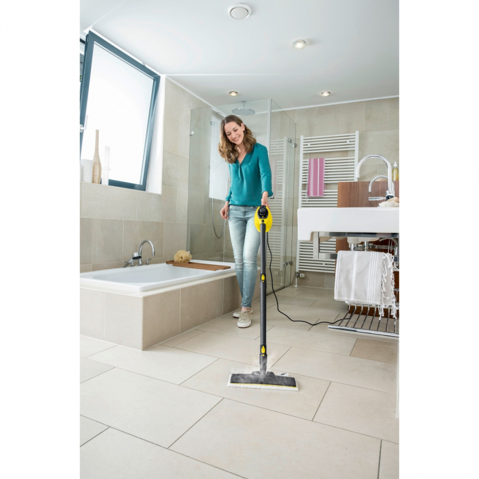Aparat de curatat cu abur Karcher SC1 EasyFix, 1200W, 3Bar, 0.2L, incalzire 3min, Galben [7]