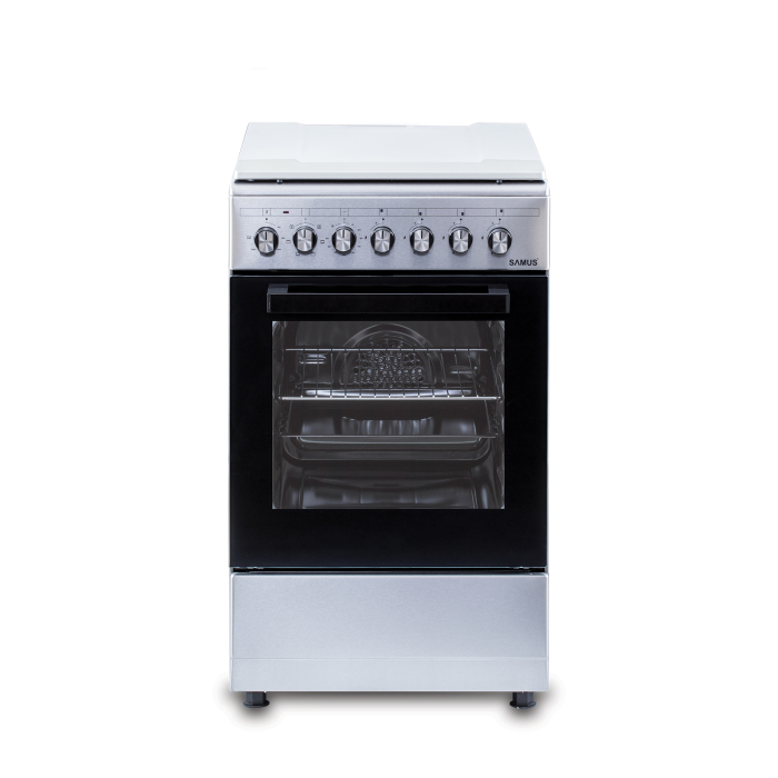Aragaz Samus SM562AENS1 INOX, 4 arzatoare, cuptor 43 l, Clasa A [2]