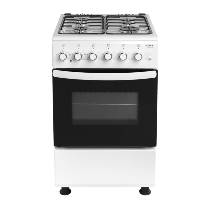 Aragaz Vivax FC-40502I WH,  4 arzatoare pe gaz, cuptor electric, aprindere electrica, alb [5]