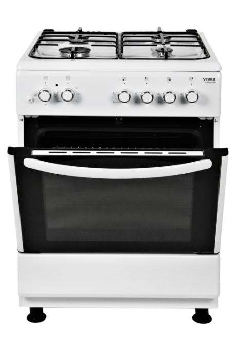Aragaz Vivax FC-40602IS WH, 60x60 cm, 4 arzatoare pe gaz, cuptor electric, aprindere electrica, alb [5]