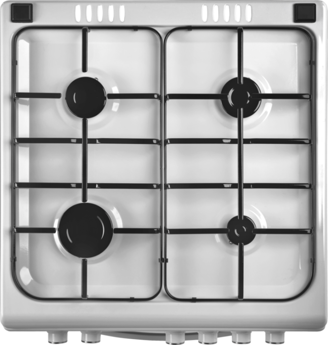 Aragaz Vivax FC-40602IS WH, 60x60 cm, 4 arzatoare pe gaz, cuptor electric, aprindere electrica, alb [10]