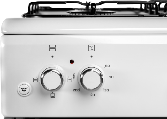 Aragaz Vivax FC-40602IS WH, 60x60 cm, 4 arzatoare pe gaz, cuptor electric, aprindere electrica, alb [8]