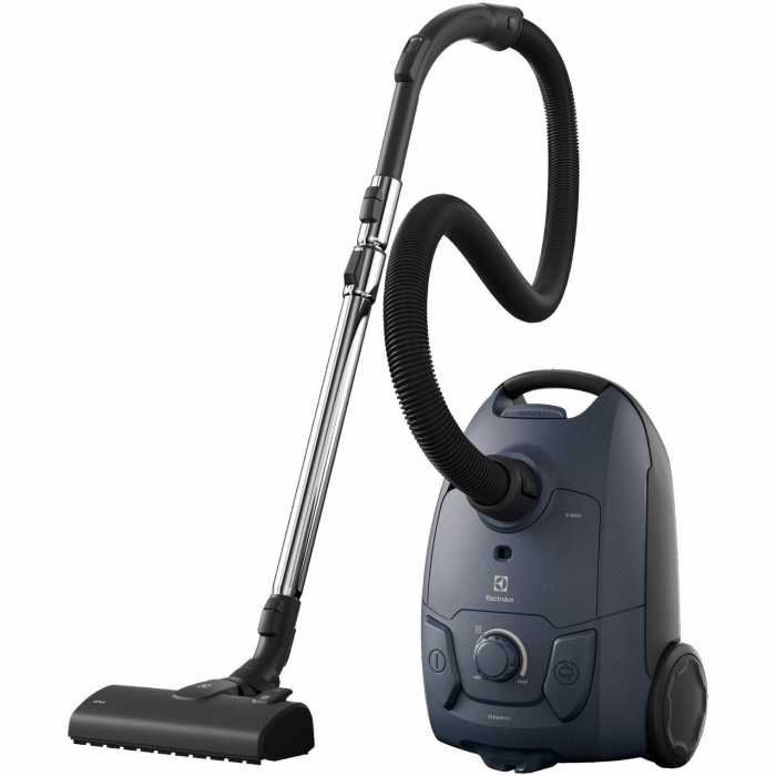 Aspirator cu sac Electrolux Seria 500 EB51C2DB, 750W, perie premium AllFloor, perie Parketto, 37% plastic reciclat, filtru HEPA lavabil, tub telescopic cu sistem de fixare, raza de actiune 8,5 m, accesorii 2in1 in bord, albastru denim [2]