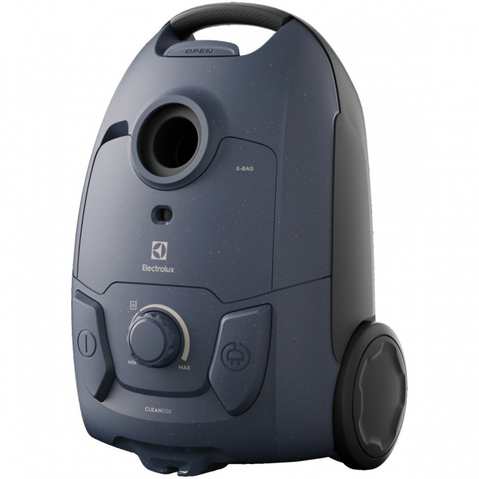 Aspirator cu sac Electrolux Seria 500 EB51C2DB, 750W, perie premium AllFloor, perie Parketto, 37% plastic reciclat, filtru HEPA lavabil, tub telescopic cu sistem de fixare, raza de actiune 8,5 m, accesorii 2in1 in bord, albastru denim [4]