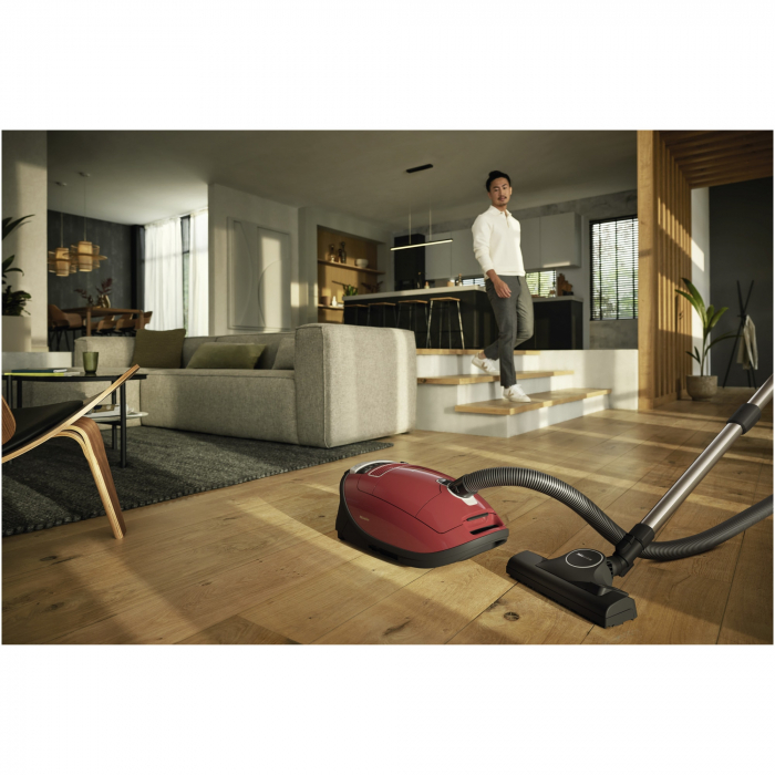 Aspirator cu sac Miele Complete C3 Power Line SGDF5, 890 W, 4.5 l, 77 dB, perie AllTeQ, Rosu [6]